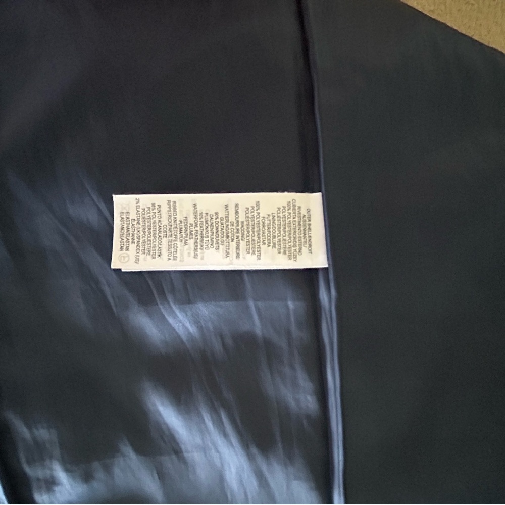 Women's Navy Quilted Puffer Coat - Picture 7 of 7